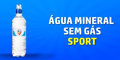 Água mineral sem gás esport